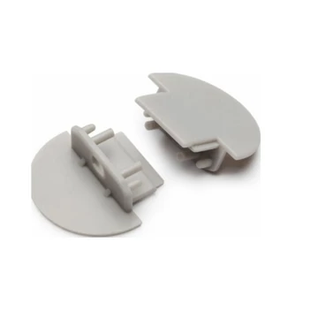 130656 - LED végzáró Groove ALU profilhoz szürke (pár)