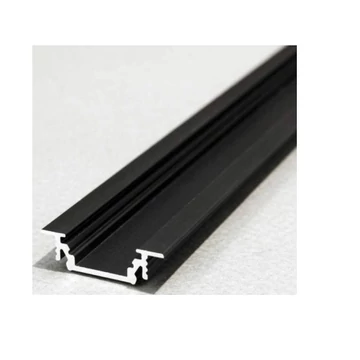 230905 - LED alu profil bemarós Groove 2méter fekete