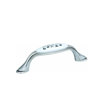 288800 - Fogantyú Margarita 128mm óezüst/porcelán