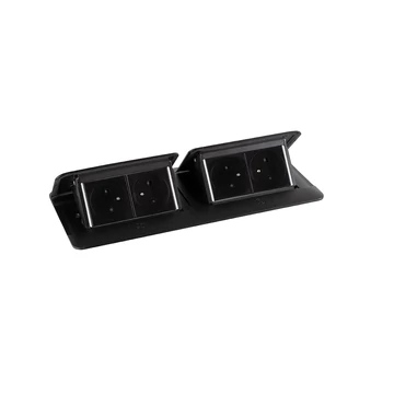 460130 - LEGRAND Pop-up dupla, 4x 230V, fekete