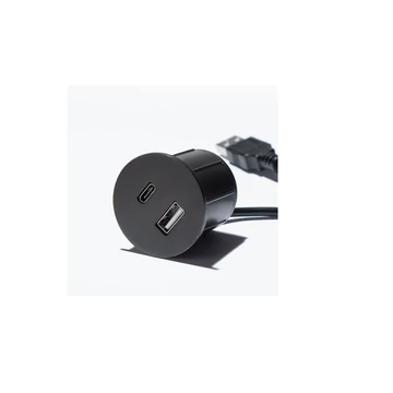 168135 - VersaPick, 2x USB A/C, kerek, ón, spiáter