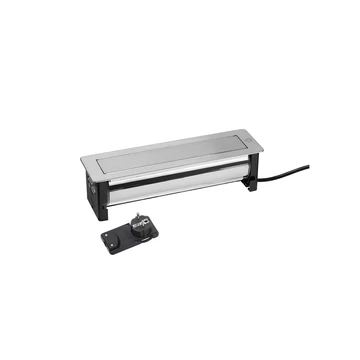 311921 - VersaTurn 3x 230V, 2x USB A 5V, rozsdamentes acél
