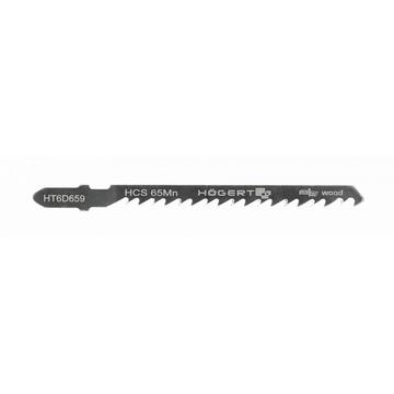 HT6D659 - Högert Dekopír fűrészlap, 75/100mm, fa, HCS 65Mn, 6 TPI, 5db/csomag, max 40mm