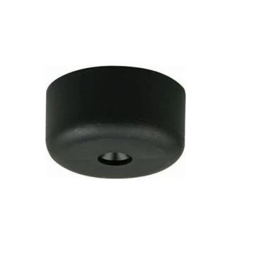 82742 - Műanyag láb csavarozható fekete 20x40mm 82742