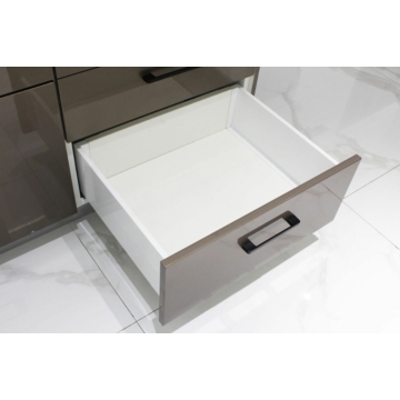 GM5055 - SlimBox keskenyfalú, szinkronizált fióksín, teljes kihúzású, csillapítós fehér 172/500mm