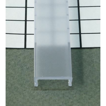 198517 - LED takaró léc Led profilhoz pattintható átlátszó 2méter