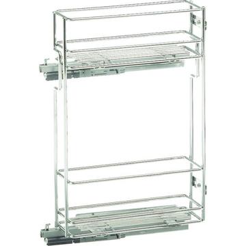 100268 - VIBO konyhai fémrács 150mm oldalra szerelhető jobb