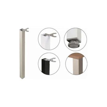 284581 - Asztalláb sarok 820/60x60 nemesacél