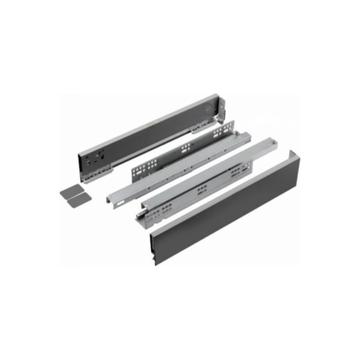 335013 - StrongMax keskenyfalú, szinkronizált fióksín teljes kih. csillapítós antracit 89/500mm