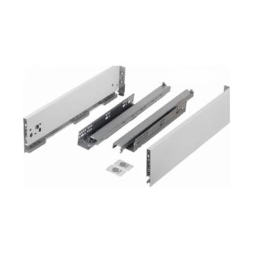 334982 - StrongMax keskenyfalú, szinkronizált fióksín teljes kih. csillapítós fehér 121/550mm