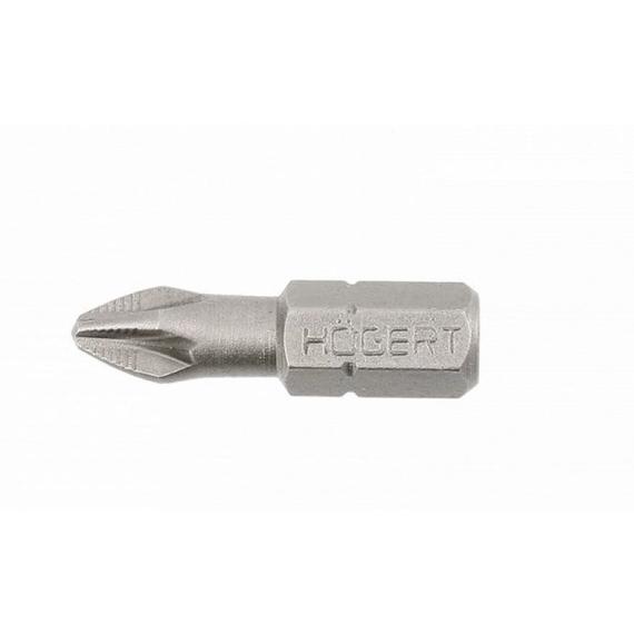HT1S307 - Högert Bitfej 25mm, PZ0, S2, DIN3126, 5db/csomag
