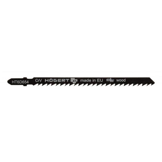 HT6D654-2 - Högert Dekopír fűrészlap, 110/132mm, fa, Crv, 6 TPI, 2db/csomag, gyorsvágó