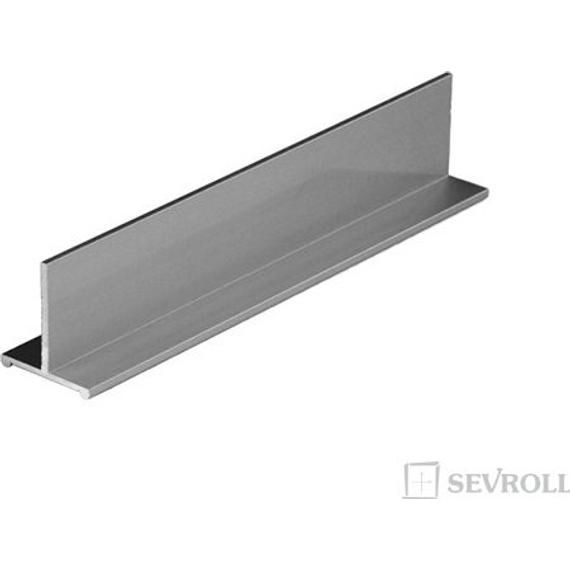 89013 - Tolóajtó profil "T" 3m ezüst Sevroll