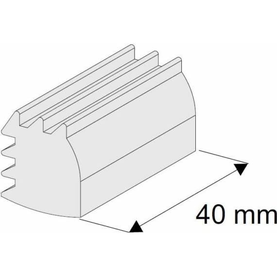 349856 - Üvegrögzítő tömítés 4mm (40db) Sevroll