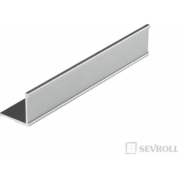 89050 - Tolóajtó profil "L" 1,7m ezüst Sevroll