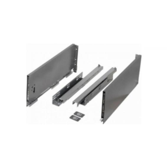 335029 - StrongMax keskenyfalú, szinkronizált fióksín teljes kih. csillapítós antracit 185/500mm