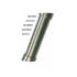 Kép 1/2 - 36203 - Ferde konzol matt króm 200mm