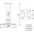 Kép 2/2 - 1016.08.720 - Bisztro asztalláb 1016 H720 mm D76 Q380 szatén