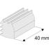 Kép 1/5 - 349856 - Üvegrögzítő tömítés 4mm (40db) Sevroll